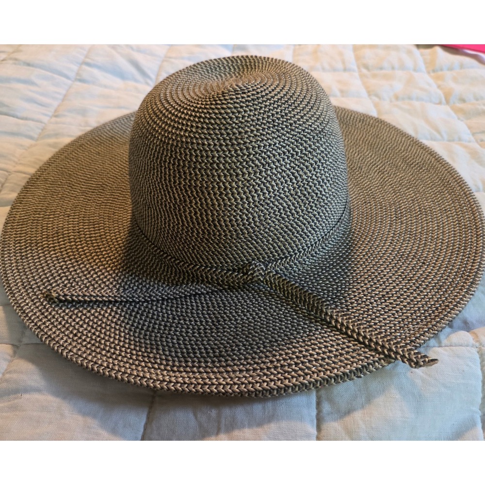 Sunday Afternoons Sun Hat Womens M Tan Brown Excellent Wide Brim Woven Packable